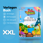 Vorderseite des XXL-Vorlagenbuchs für den 3D-Stift