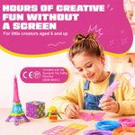 Hours of creative fun without a screen with the Wireless 3D Pen Starter Kit (pink)