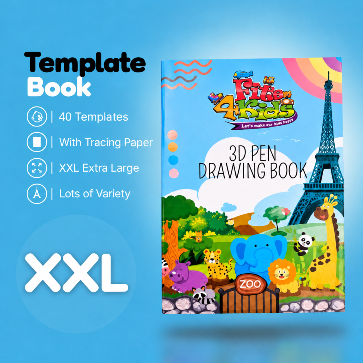 Cover des XXL Template Book für den 3D Stift