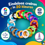 Endloses Gestalten mit 20 Farben PCL-Filament, 100 Meter, 1,75 mm, niedrige Temperatur