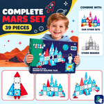 Lieferumfang von Magnetic Tiles Mission to Mars: 39 Teile