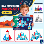 Inhalt der Verpackung: Magnetische Bausteine Mission zum Mars, 39 Teile