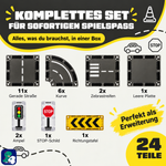 Inhalt der Verpackung: Magnetische Bausteine Road Trip Rally, 24 Teile