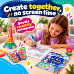 Gemeinsam kreativ ohne Bildschirm mit dem 3D Pen Stencil Book 2026 Edition
