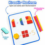 Kreativ rechnen mit den magnetischen Bausteinen Tangram Taktiker