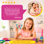Customer review from a parent about the wireless 3D pen (pink)