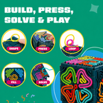 Construis, presse, résous et joue avec le Fidget String Building Set