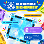 Sicherheit der magnetischen Bausteine Kaleidoskopische Kreationen: eingeschlossene Magnete, abgerundete Kanten und CE-Kennzeichnung