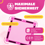 Sicherheit der magnetischen Bausteine Prinzessinnenparadies: eingeschlossene Magnete, abgerundete Kanten und CE-Kennzeichnung