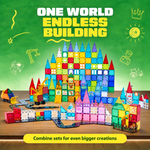 Große Bauwelt: Kombiniere Magnetic Tiles Build & Beyond mit anderen Sets