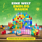 Große Bauwelt: die magnetischen Bausteine Bauen & Mehr mit anderen Sets kombinieren