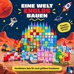 Große Bauwelt: die magnetischen Bausteine Mission zum Mars mit anderen Sets kombinieren