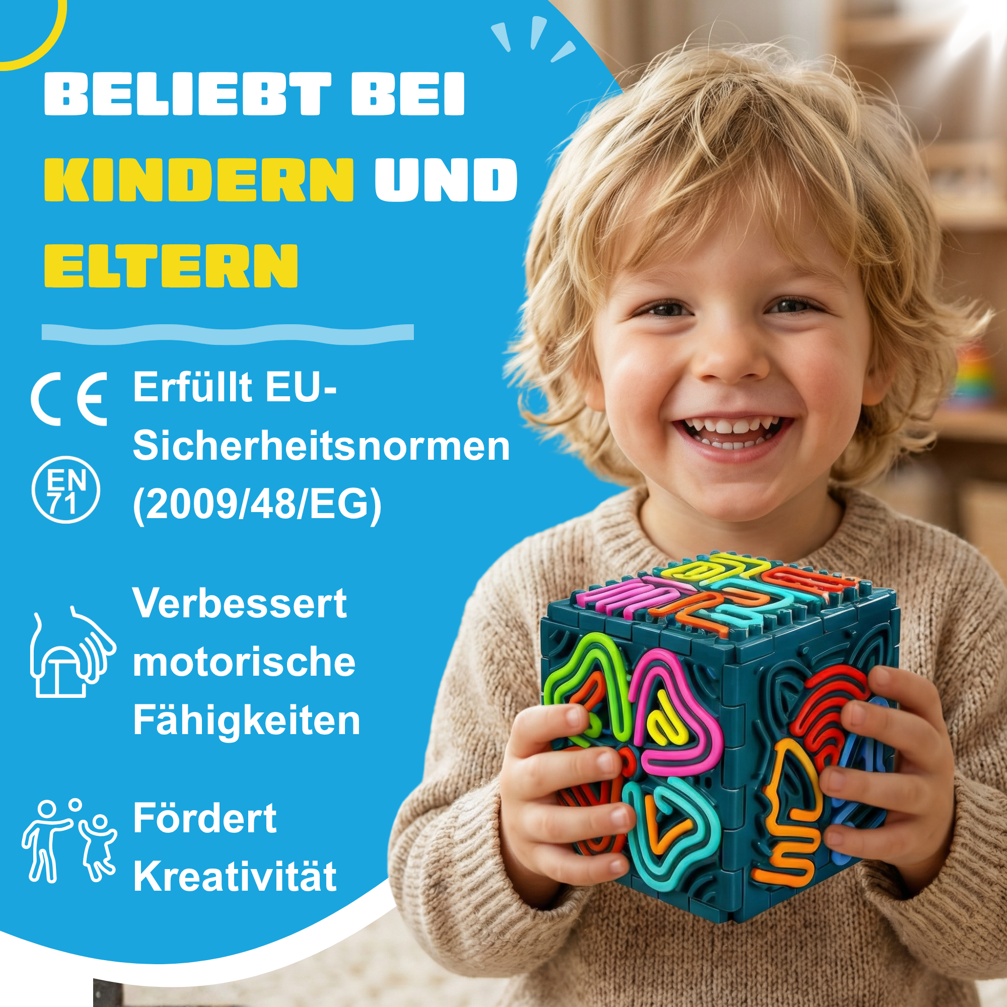 Apprécié des enfants et des parents : le kit de construction Fidget-Fäden