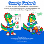 Magnetische Bausteine Tangram Taktiker mit Smarty-Factor 2: mittlerer Schwierigkeitsgrad