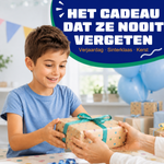 Kind bekommt das kabellose 3D-Stift-Starterset (blau) als Geschenk