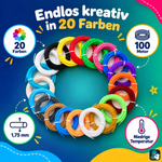 PCL-Filament in 20 Farben, 100 Meter, 1,75 mm