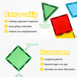 Magnetic Tiles Construction Master van Fits4Kids extra veilig BPA-vrij en duurzaam
