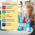 Educatieve voordelen van Magnetic Tiles van Fits4Kids waaronder STEM ontwikkeling