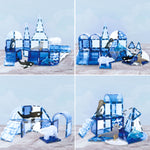 Meerdere bouwmogelijkheden met Magnetic Tiles Frozen Construction van Fits4Kids