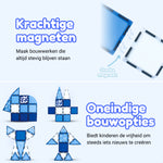 Krachtige magneten en oneindige bouwopties van Magnetic Tiles Frozen Construction van Fits4Kids