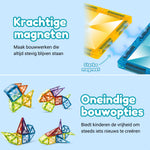 Krachtige magneten en oneindige bouwopties van Magnetic Tiles Kaleidoscopic Creations van Fits4Kids