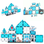 Politiebureau gebouwd met Magnetic Tiles Police Patrol HQ van Fits4Kids