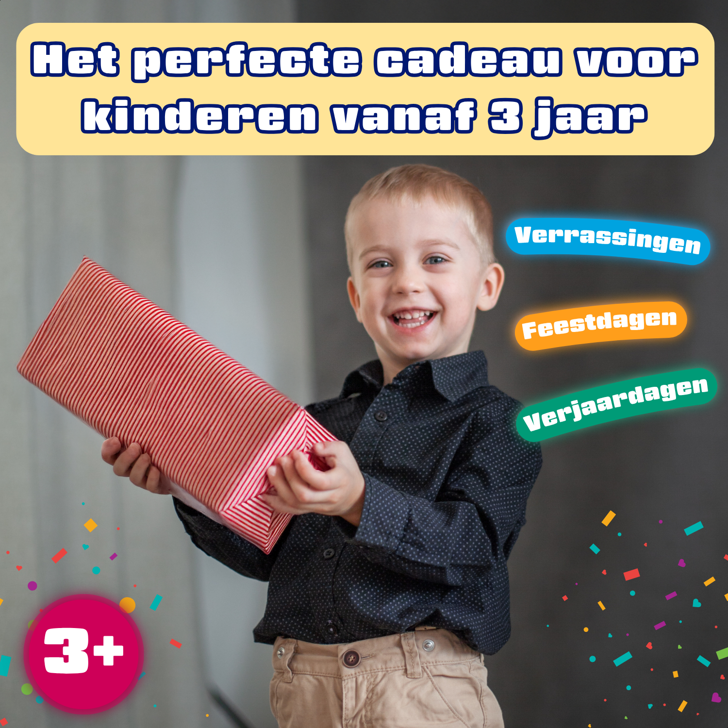 Kind krijgt Magnetic Tiles Police Patrol HQ van Fits4Kids als cadeau, geschikt vanaf 3 jaar