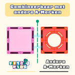 Magnetic Tiles Princess Paradise van Fits4Kids combineerbaar met andere A-merken