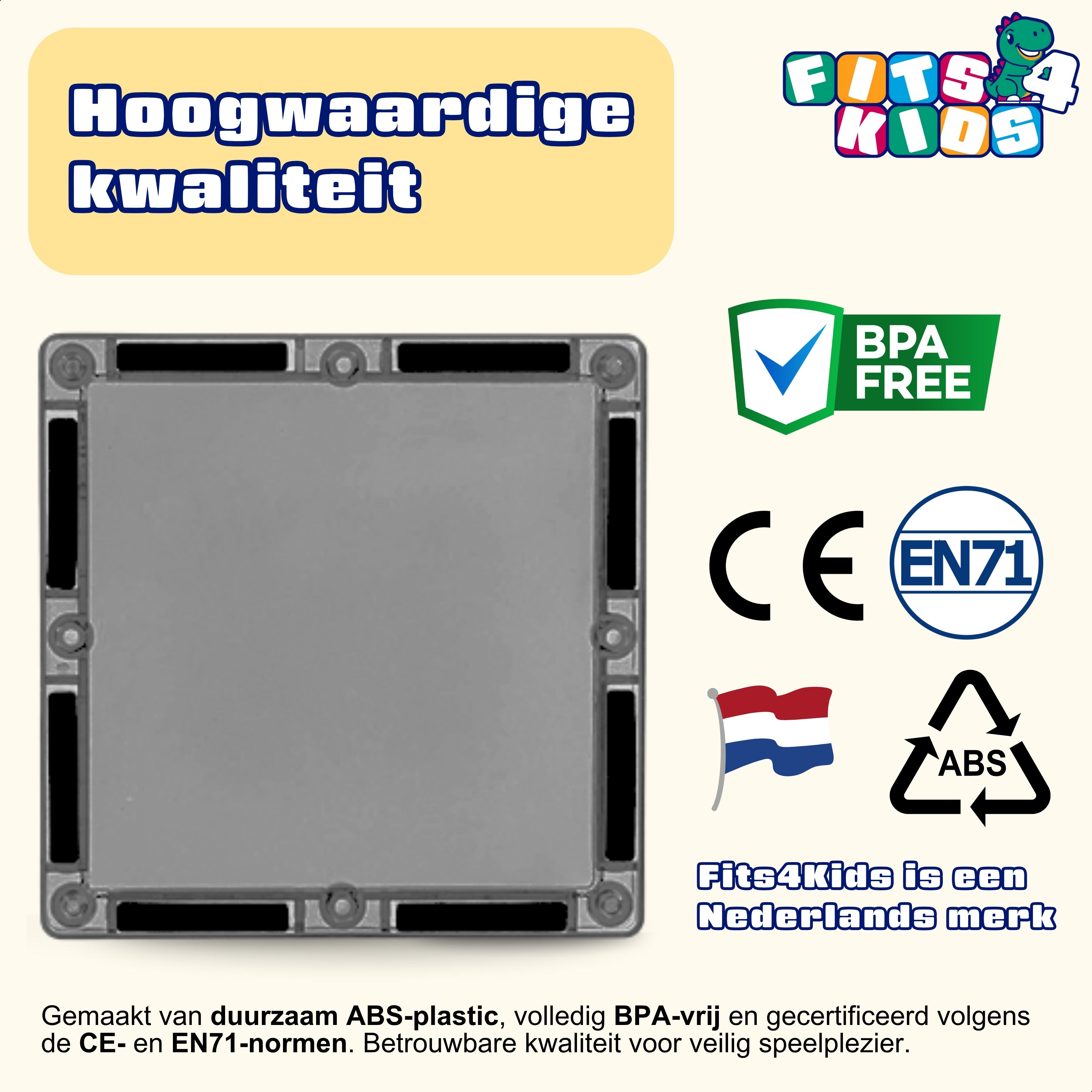 Magnetic Tiles Road Trip Rally van Fits4Kids gecertificeerd volgens CE en EN71