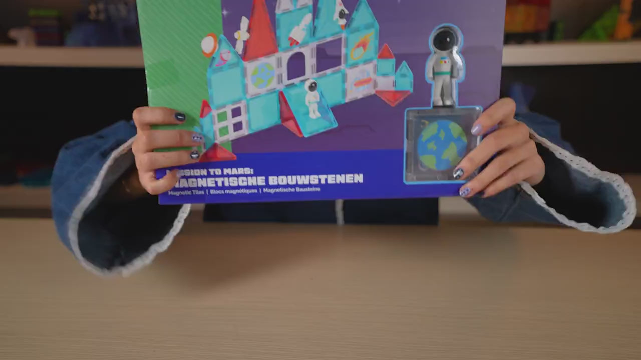 Magnetic Tiles Mission to Mars in actie